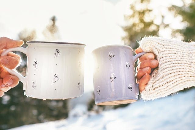 Picnic on the slopes